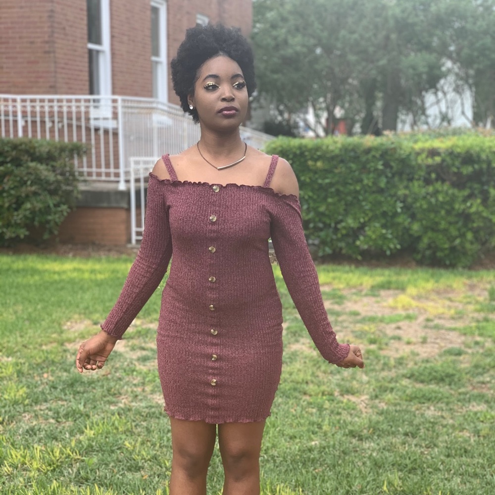Purple dress